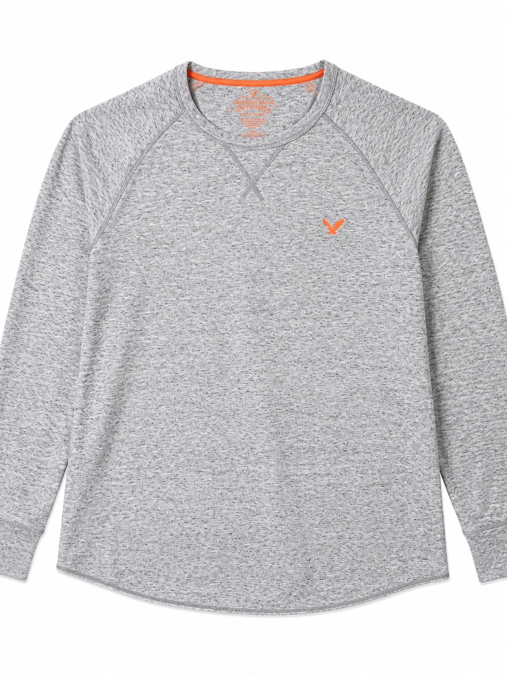 American Eagle Heritage   Thermal Shirt Men’s L Gray Waffle Knit AE0 1977